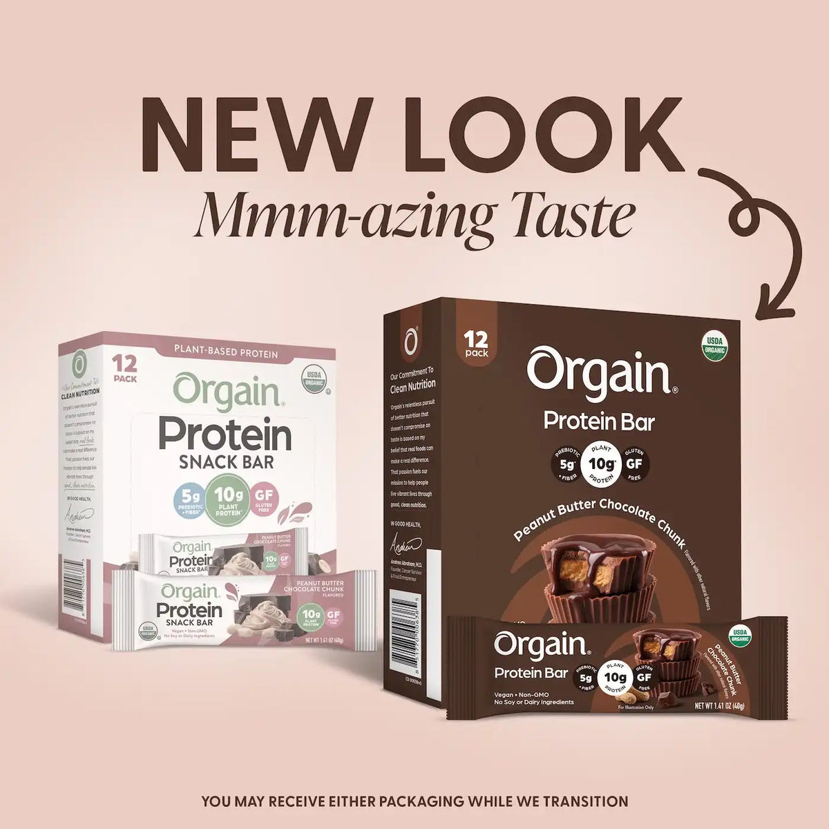 Organic Protein Bar - Peanut Butter Chocolate Chunk