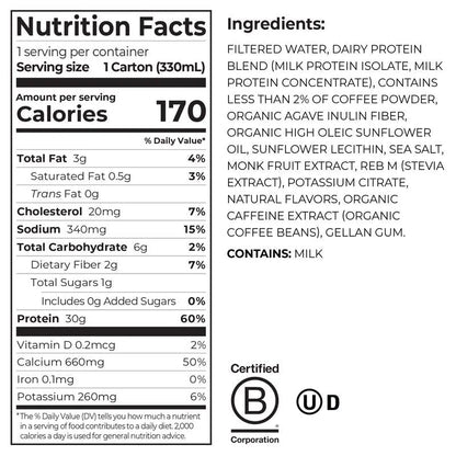 30g Protein Shake - Café Latte