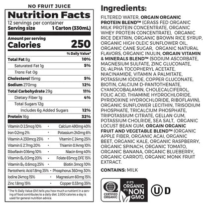 Organic Nutrition Shake - Strawberries & Cream