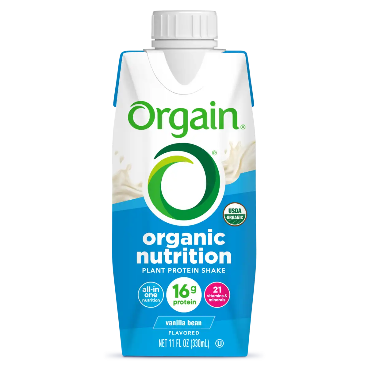Vegan Organic Nutrition Shake - Vanilla Bean