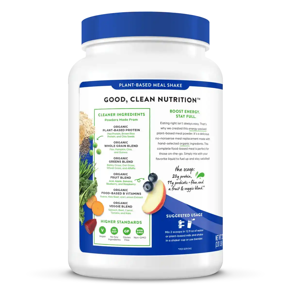 Organic Meal Powder - Creamy Chocolate Fudge