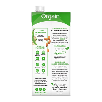 Organic Protein™ Almond Milk - Unsweetened Vanilla