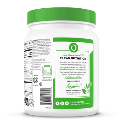 Organic Protein™ Plant Based Protein Powder - Vanilla Bean