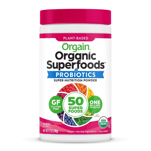 Organic Superfoods Probiotics Powder - Berry