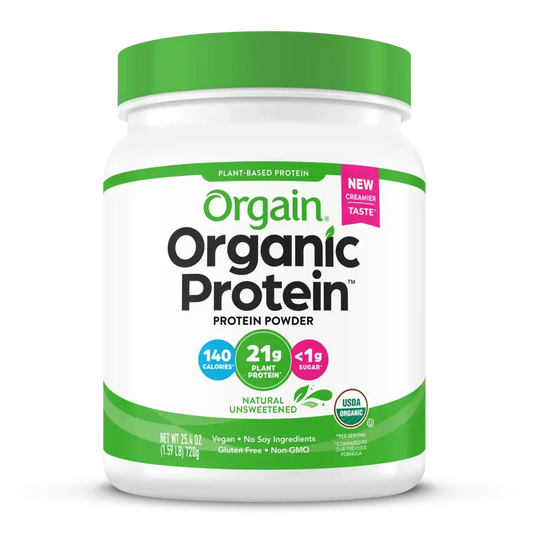 Organic Protein™ Plant Based Protein Powder - Natural Unsweetened