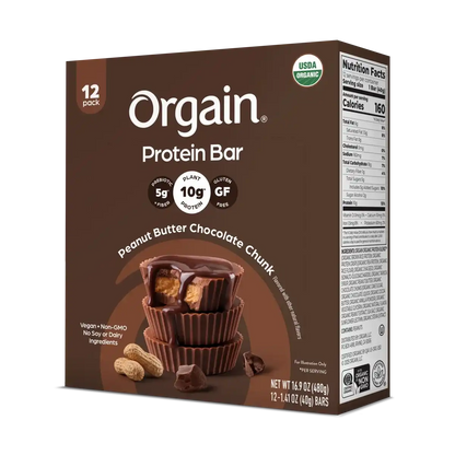 Organic Protein Bar - Peanut Butter Chocolate Chunk