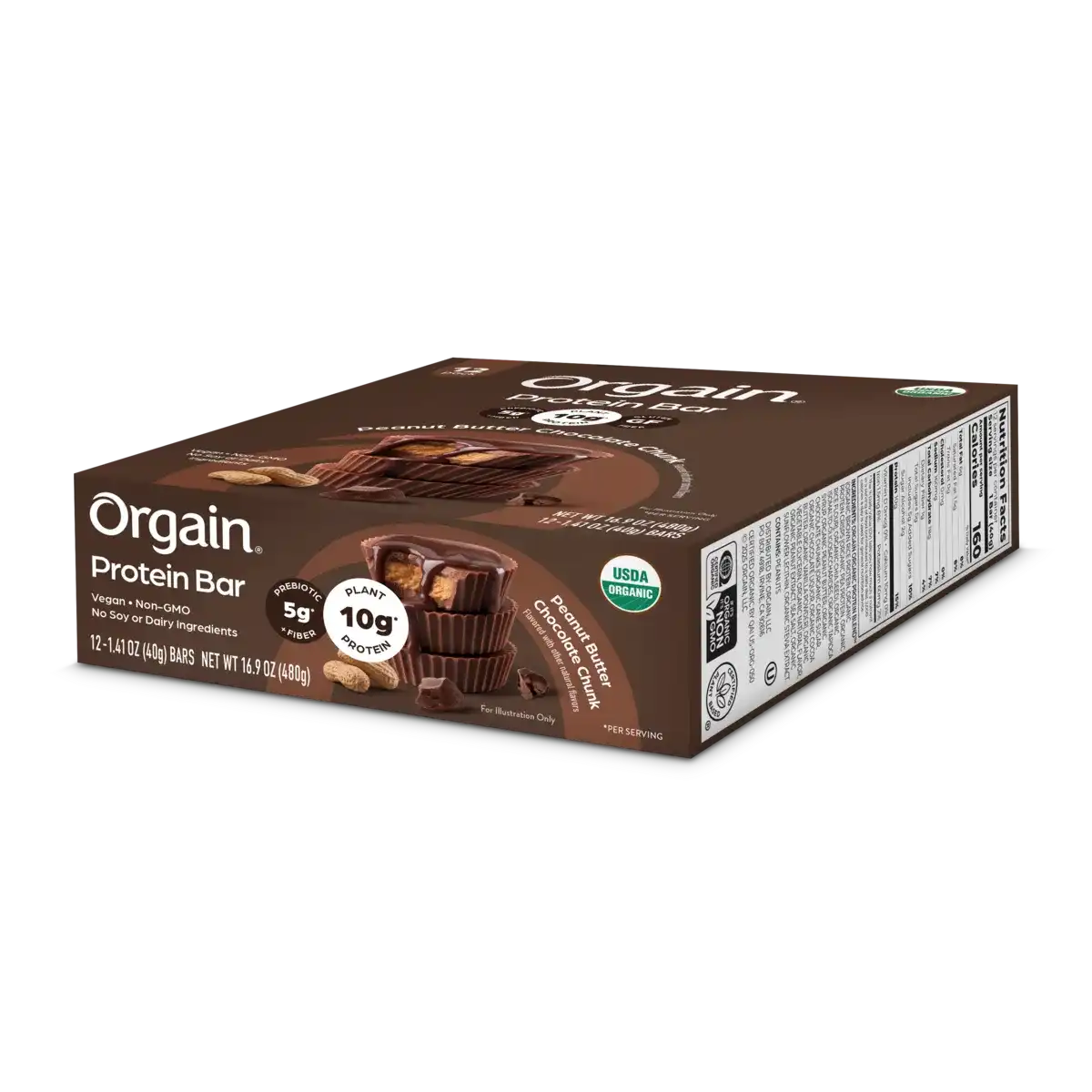 Organic Protein Bar - Peanut Butter Chocolate Chunk