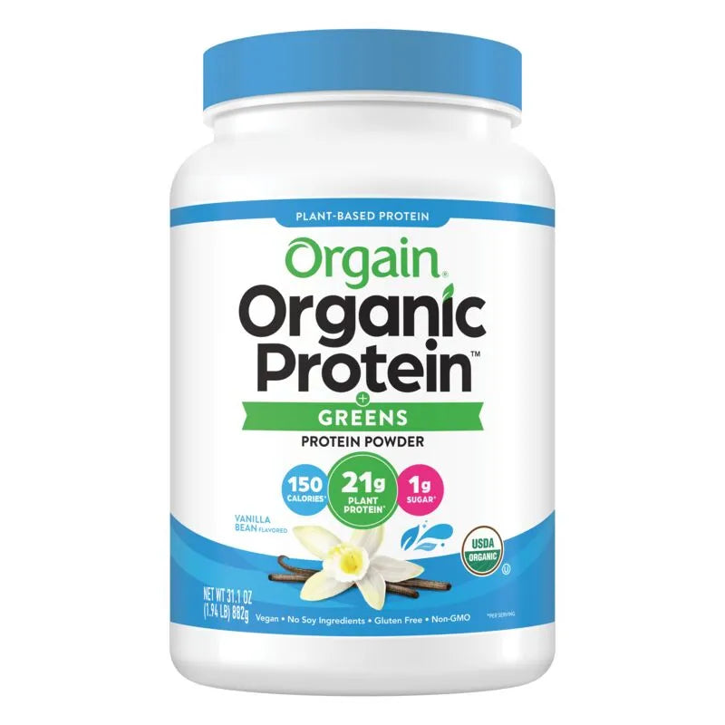 Organic Protein™ & Greens Plant Based Protein Powder - Vanilla Bean
