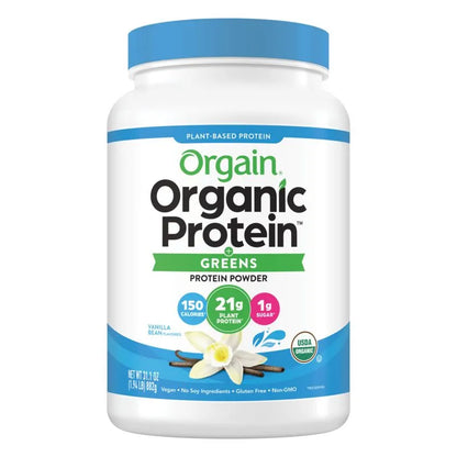 Organic Protein™ & Greens Plant Based Protein Powder - Vanilla Bean