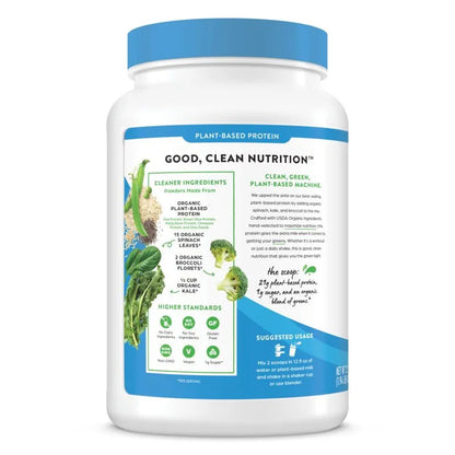 Organic Protein™ & Greens Plant Based Protein Powder - Vanilla Bean