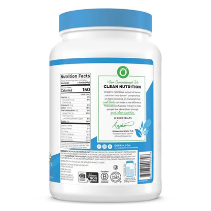 Organic Protein™ & Greens Plant Based Protein Powder - Vanilla Bean