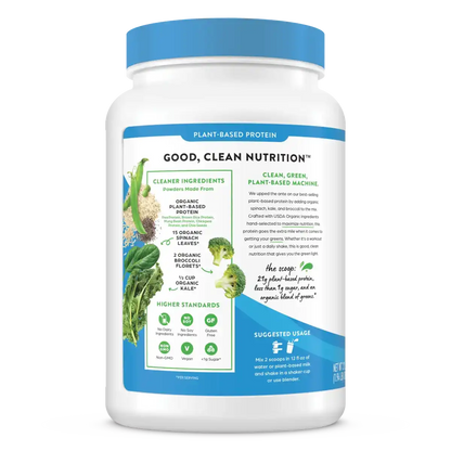 Organic Protein™ & Greens Plant Based Protein Powder - Creamy Chocolate Fudge