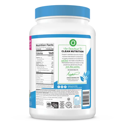 Organic Protein™ & Greens Plant Based Protein Powder - Creamy Chocolate Fudge