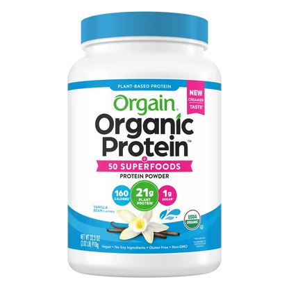 Organic Protein™ & Superfoods Plant Based Protein Powder - Vanilla bean