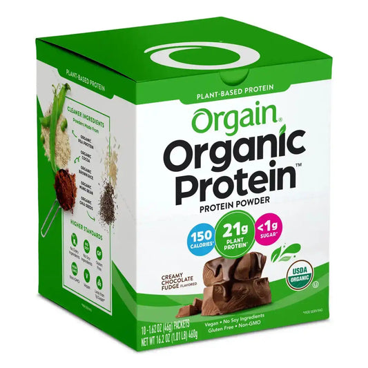 Single Serve Organic Protein™ Plant Based Protein Powder - Chocolate
