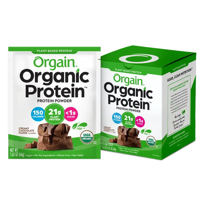 Organic Protein™ Plant Based Protein Powder - Creamy Chocolate Fudge