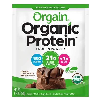 Organic Protein™ Plant Based Protein Powder - Creamy Chocolate Fudge
