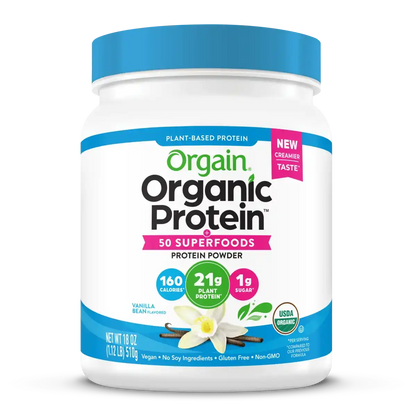 Organic Protein™ & Superfoods Plant Based Protein Powder - Vanilla bean