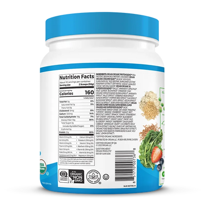 Organic Protein™ & Superfoods Plant Based Protein Powder - Creamy Chocolate Fudge