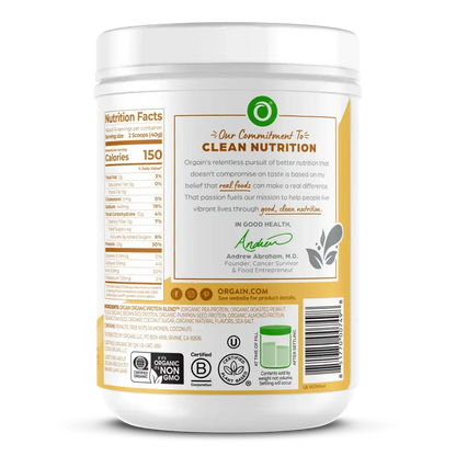 Simple Organic Plant-Based Protein Powder - Peanut Butter