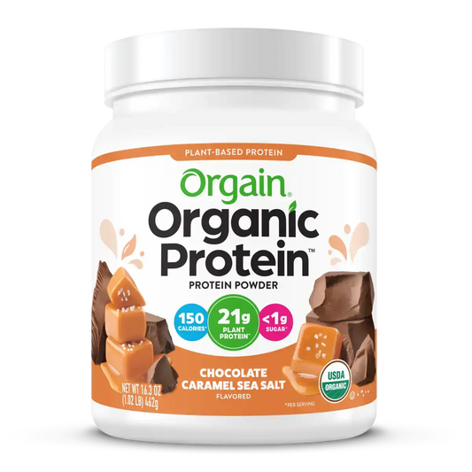 Organic Protein™ Plant Based Protein Powder - Chocolate Caramel Sea Salt