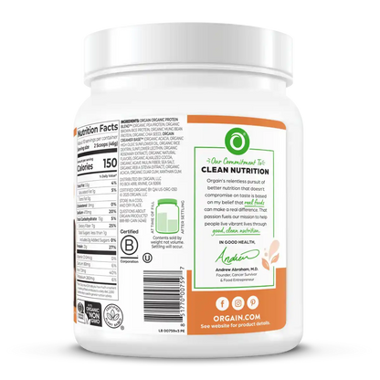 Organic Protein™ Plant Based Protein Powder - Chocolate Caramel Sea Salt