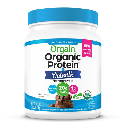 Organic Protein™ + Oatmilk Plant Based Protein Powder - Chocolate