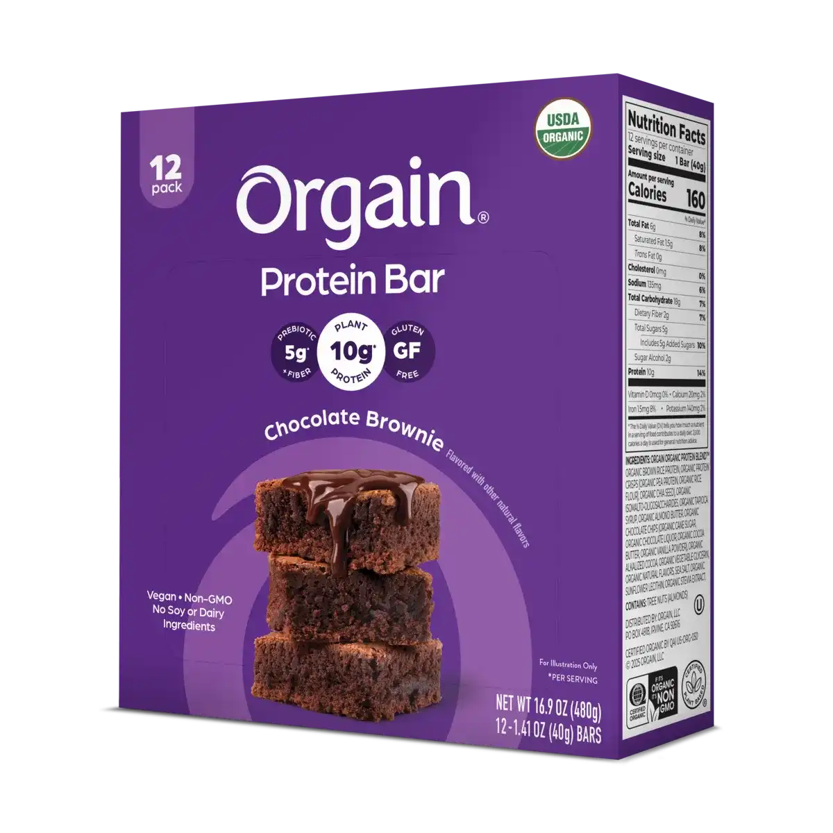 Organic Protein Bar - Chocolate Brownie